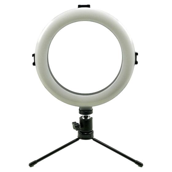 Imagem de Ring Light Com Suporte Tripé 16Cm - R16