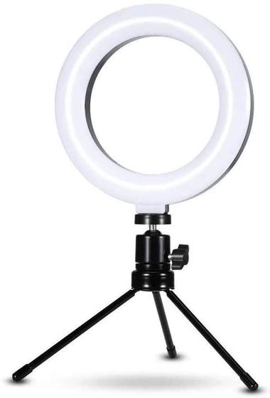 Imagem de Ring Light Com Tripé 20Cm