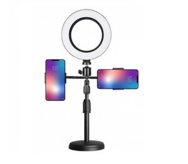 Imagem de Ring Light LED 16cm 10w Duplo Suporte Celular Orquezz CL-12