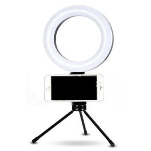 Imagem de Ring Light Led Iluminador 26Cm 10 Polegadas Completo 2,1M