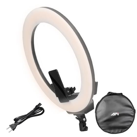 Imagem de Ring Light LED Iluminador  48cm AFI - R219 (ALIMENTO 8233)