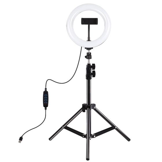 Imagem de Ring Light Profissional 11.8 polegadas Anel de Luz 30cm Tripé Universal 1,95cm - Profissional Tiktok Youtuber Selfie