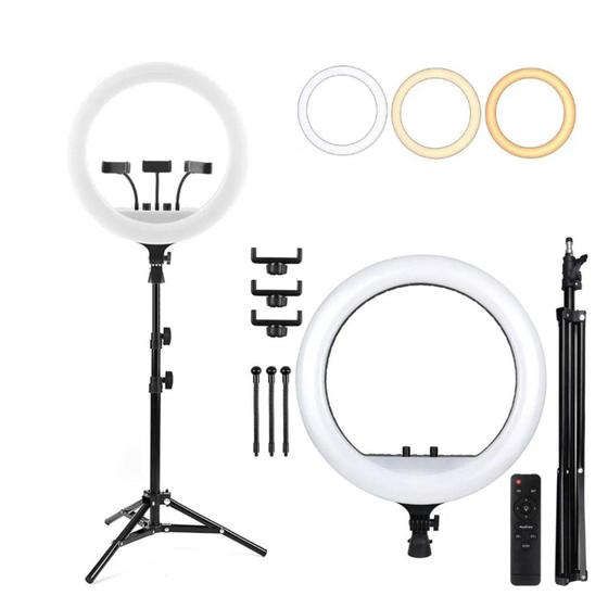 Imagem de Ring Light Profissional Anel De Luz Led Grande 14pol 36cm - B-max