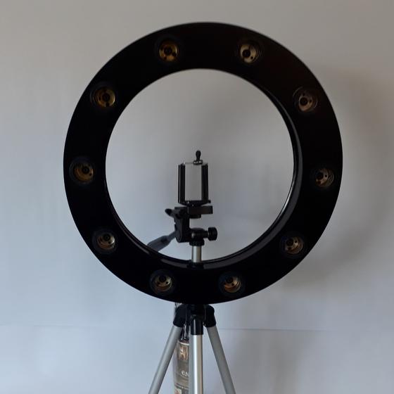 Imagem de Ring Light Retrô de 400mm Ecoestiluz com Tripé de 1,2M
