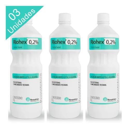 Imagem de Riohex Clorexidina 0,2% Solução Aquosa 3 Litros