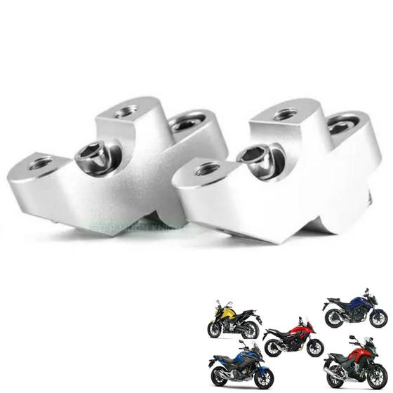 Imagem de Riser Adaptador Guidão Honda Cb300 Cb400 Cb500 Nc700 Nc750