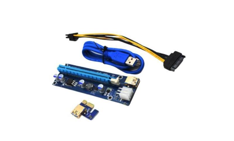 Imagem de Riser Mineração Cabo 009s USB 3.0 Pci-e 1x para 16x - 60CM