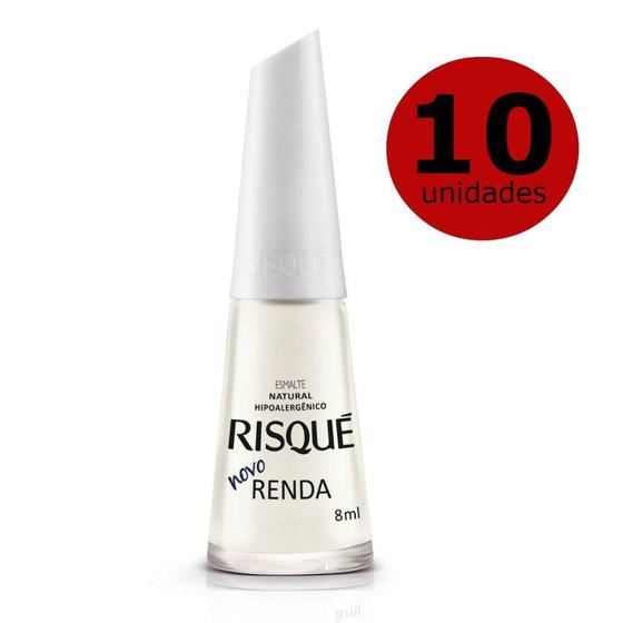 Imagem de Risque kit esmalte novo renda natural c/10