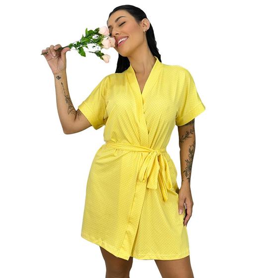 Imagem de Robe Kimono Roupão Feminino Estampado  031EST