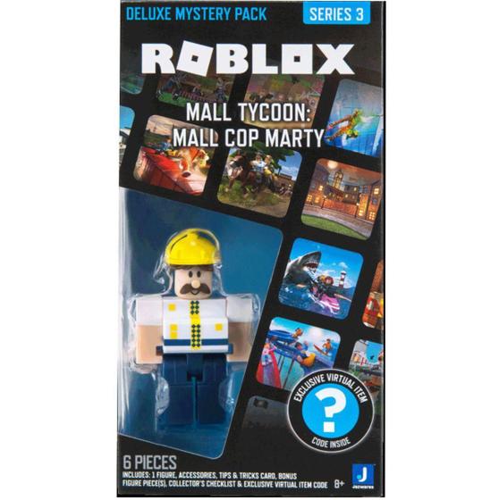 Imagem de Roblox Pack Deluxe Mall Tycoon: Mall Cop Marty 7Cm Sunny