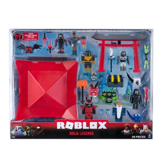 Roblox Playset Action Collection - Deluxe Ninja Legends Incluso exclusivo Item Virtual Menor preço em Roblox Playset Action Collection - Deluxe Ninja Legends Incluso exclusivo Item Virtual