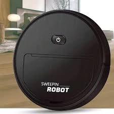 Imagem de Robô Aspirador de pó Automático Doméstico Recarregável cor: Preto