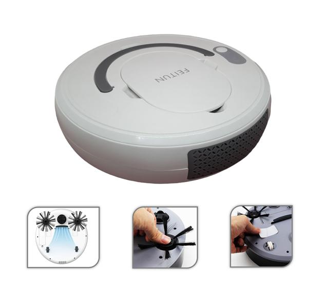 Robô Aspirador De Pó Inteligente Automático Aspira Varre Passa Pano Com Sensor Antiqueda e Anticolisão Menor preço em Robô Aspirador De Pó Inteligente Automático Aspira Varre Passa Pano Com Sensor Antiqueda e Anticolisão