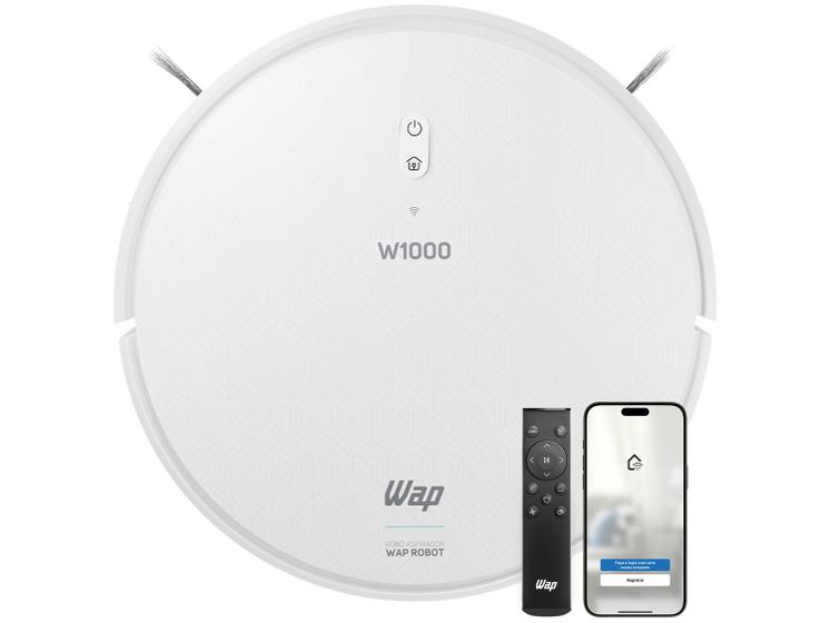 Imagem de Robô Aspirador Inteligente Wap Robot W1000 36W Wi-Fi compatível com Alexa