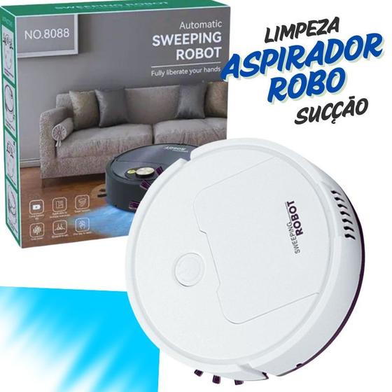 Imagem de   Robô Aspirador Smart Clean Inteligente Vassoura Automático Limpeza  