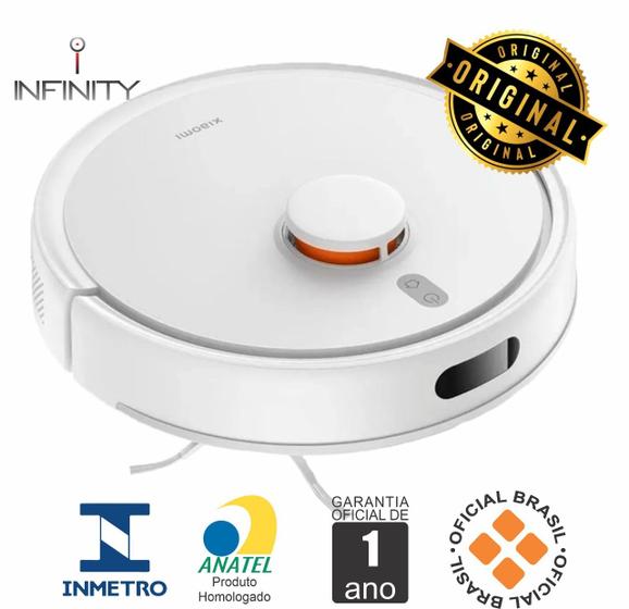 Robo Aspirador Xiaomi Vacuum S20 3em1 5000Pa - Branco Menor preço em Robo Aspirador Xiaomi Vacuum S20 3em1 5000Pa - Branco