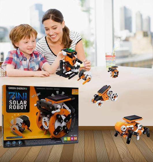 Imagem de Robô Brinquedo Energia Solar 7 Em 1 Robótica Educacional
