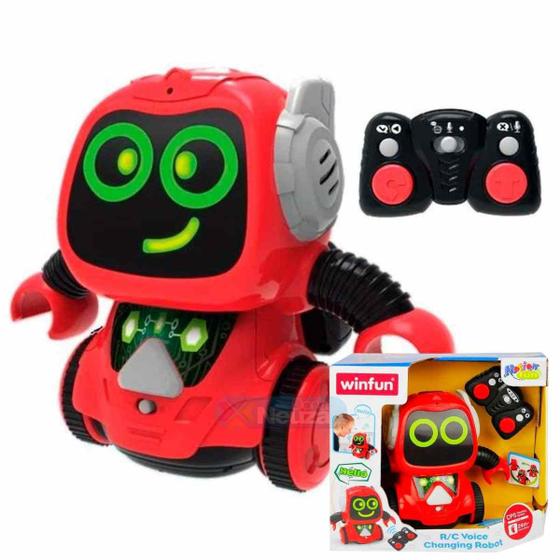 Robô Brinquedo Infantil Com Controle Remoto Interativo Robozinho ...