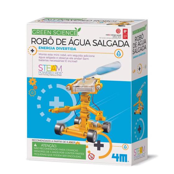 Imagem de Robô de Água Salgada Brinquedo Educativo 4M