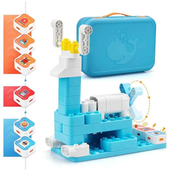Imagem de Robô de Codificação 12 em 1 e Conjunto de Construção STEM WhalesBot A3