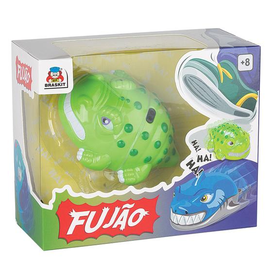 Imagem de Robo Fujão Com Sensor Interativo Emite Som Brinquedo Braskit