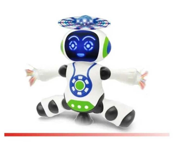 Robô Infantil Dançante Boneco C/ Som E Luz Brinquedo Criança - Robot ...