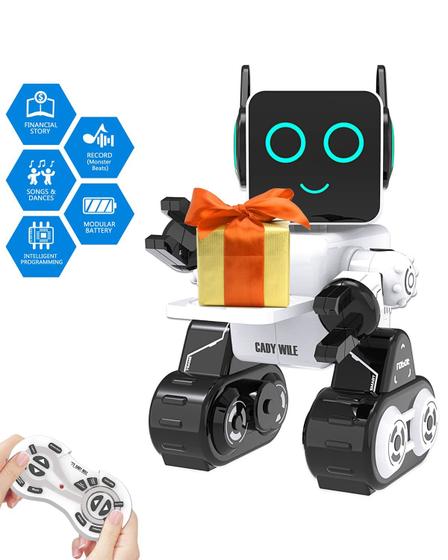 Imagem de Robô Inteligente OKK CADY WILE - Brinquedo RC com Controle de Toque para Crianças