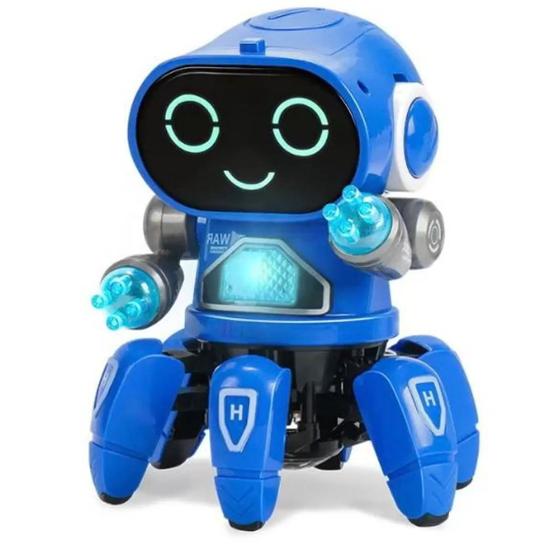 Imagem de Robô Lady Infantil - Dançante com Som e Luz Original - Brinquedo Azul