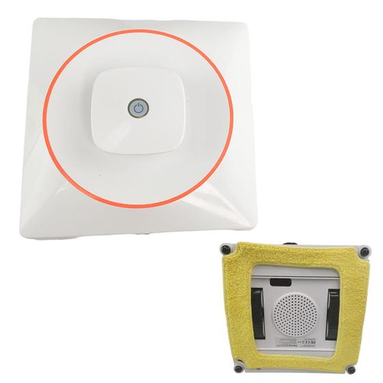 Imagem de Robo Limpa Vidro Janela Automatico Controle Inteligente Sensor Antiqueda Limpeza Reservatorio Vidraça Box Sujeira Poeira Mancha Resistente Potente Pre
