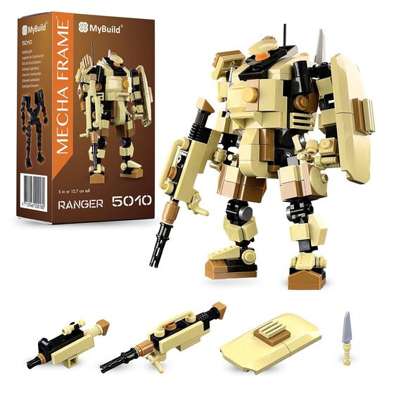 Imagem de Robô Mecânico MyBuild Mecha Frame - Kit de Construção 5010 - Série Sci-Fi Ranger