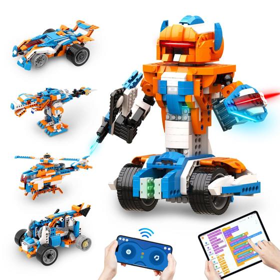 Imagem de Robô STEM Educacional Apitor Robot X - 12 em 1 para Crianças de 8 a 12 Anos