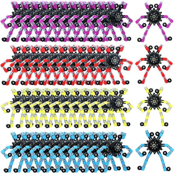 Imagem de Robôs Transformáveis Zhanmai - Pacote com 32 Fidget Spinners