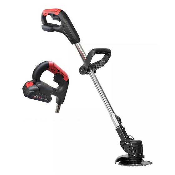 Roçadeira Cortador De Grama Elétrico Á Bateria Envio Já - TATUDEBOA Imagem de Roçadeira Cortador De Grama Elétrico Á Bateria Envio Já