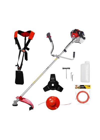 Imagem de Roçadeira Gasolina Toyama Rt52l 2hp 52cc Kit Fio De Nylon