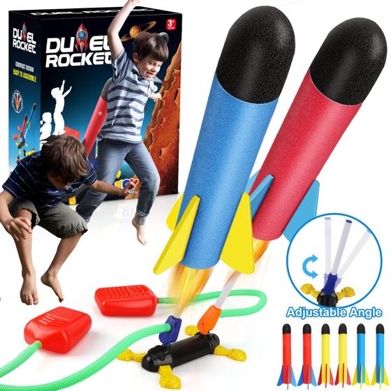 Imagem de Rocket Launcher TOY Life Toy Rocket com 6 foguetes de espuma para crianças de 4 a 8 anos