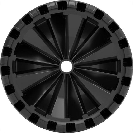 Imagem de Roda 3,20X8 Pneu Macico Pro Flexborder ''Eixo Universal'' 100650