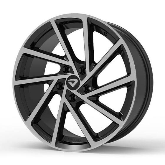 Roda Aro 18 Tala 7 Volcano R-SEVEN 5 Furos PCD 108 - Roda de Carro ...