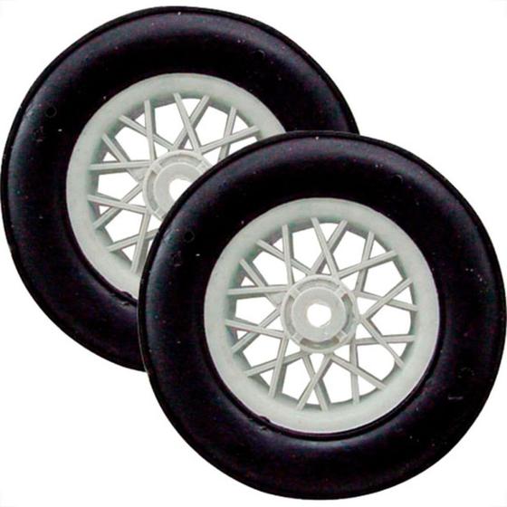 Imagem de Roda Carrinho Cristal C/2 Pcs