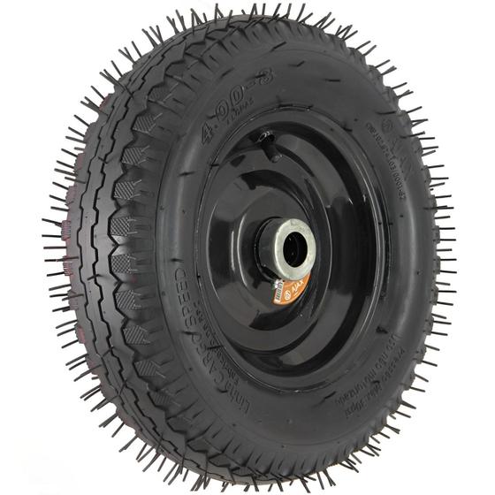 Imagem de Roda Carrinho Plataforma 200kg 400x8 Completa Carga Reforçada