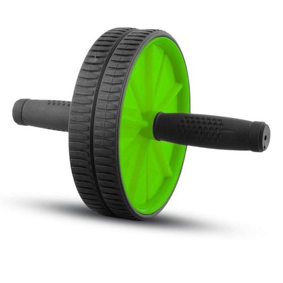 Imagem de Roda De Exercicio Poker Abdominal Wheel Stability Preto/Verde - Pegada