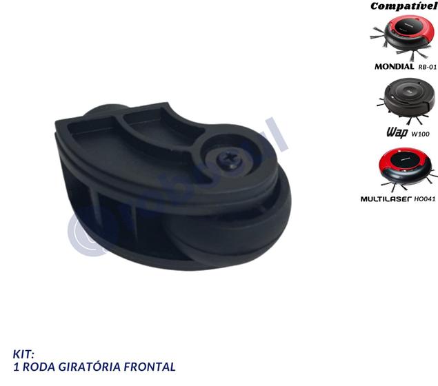 Roda Frontal Robô Aspirador Mondial Rb01 Multilaser Ho041 wap W100 Menor preço em Roda Frontal Robô Aspirador Mondial Rb01 Multilaser Ho041 wap W100