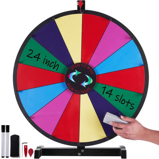Imagem de Roda Giratória VEVOR de 60cm com 14 Slots para Mesa