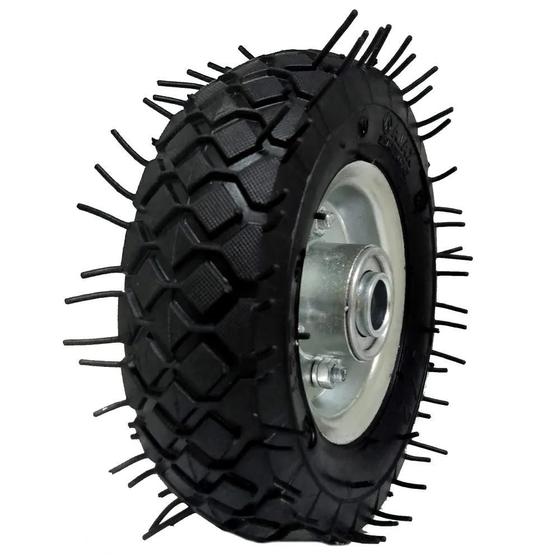 Imagem de Roda Pneumática Completa 4 Lonas 6x2 Para Carga Pesada 150kg