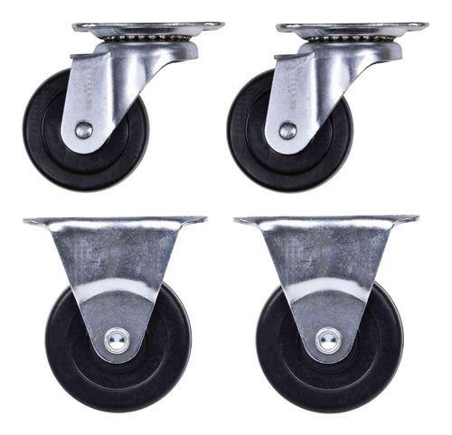 Roda Rodinhas Giratória/fixas Rodízio Móveis 4 Un 50mm 200kg Menor preço em Roda Rodinhas Giratória/fixas Rodízio Móveis 4 Un 50mm 200kg