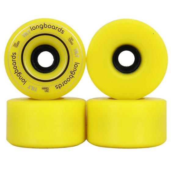 Imagem de Roda Tilt Longboard 76a Amarelo