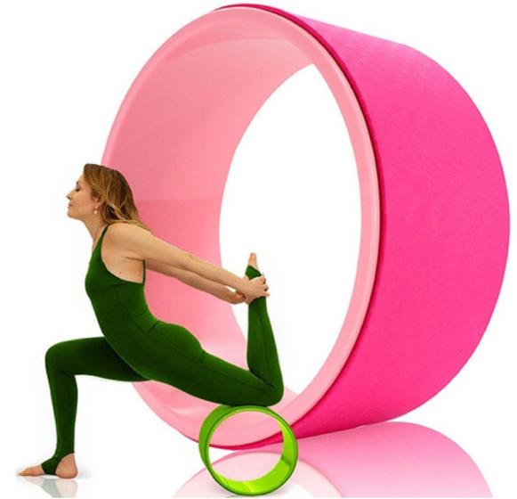 Imagem de Roda Yoga Anel Magico Pilates Circulo Treino Rosa