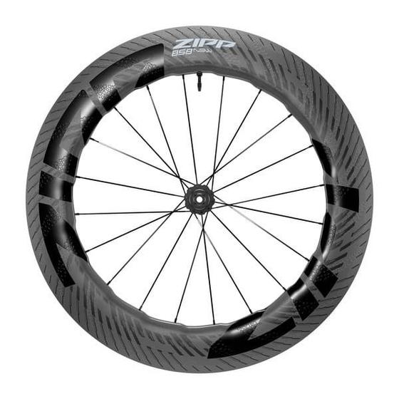 Imagem de Roda Zipp 858 NSW Carbon C1 700c Dianteira Freio a Disco CL