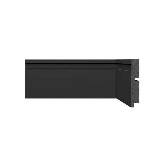 Rodapé de Poliestireno Santa Luzia 3457 Preto 10mm x 16mm x 2400mm Menor preço em Rodapé de Poliestireno Santa Luzia 3457 Preto 10mm x 16mm x 2400mm