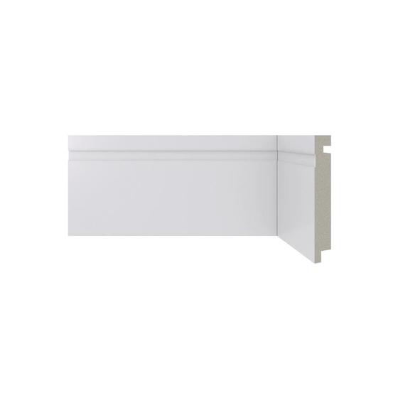 Rodapé em Poliestireno Moderna 457 Branco 10x240cm Menor preço em Rodapé em Poliestireno Moderna 457 Branco 10x240cm