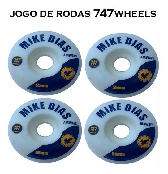 Imagem de Rodas Skate 747wheels Mike Dias 55mm